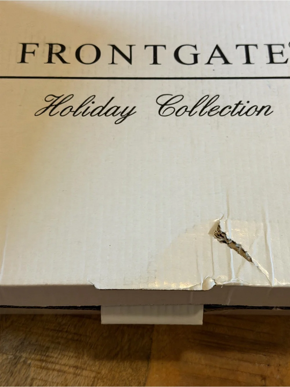 6 Boxed Silver Glass Icicle Vintage Frontgate Holiday Collection Ornaments